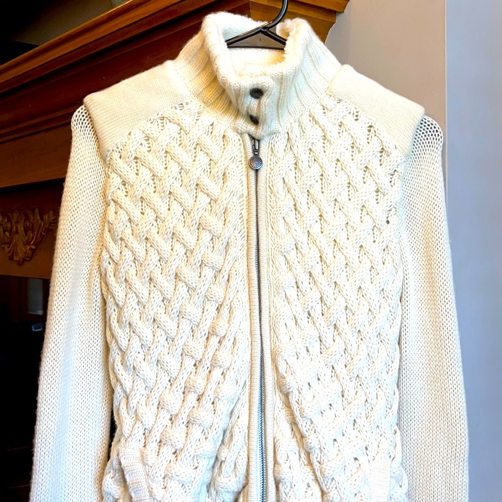 🔥🔥SALE🔥🔥 UGG BRAND WOOL CASHMERE DYANI sweater jacket size S small